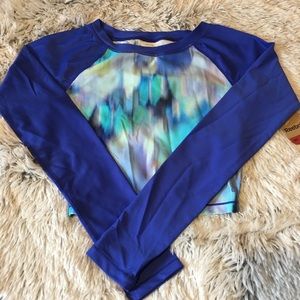 Reebok Cropped Swim Shirt